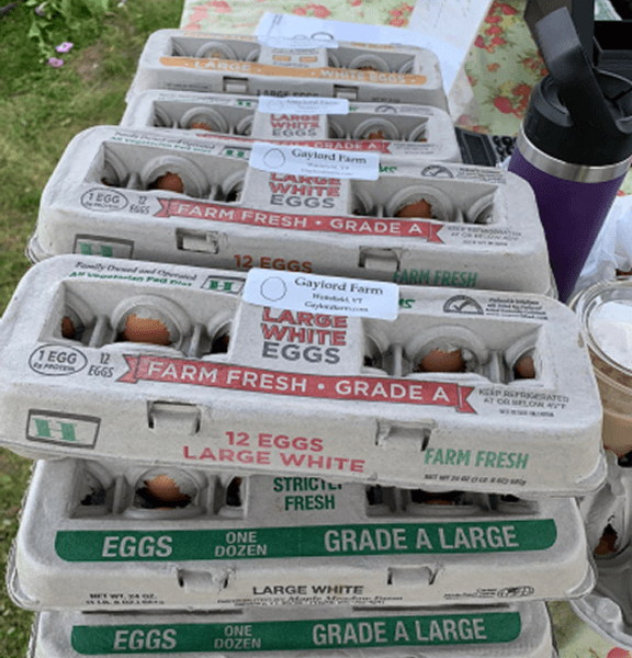 Farmers market scene